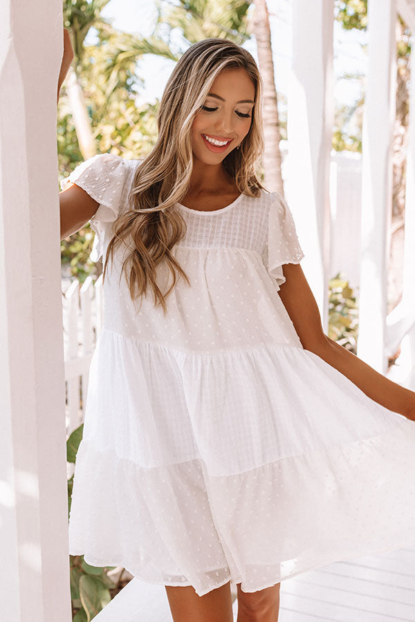 Cosmos And Kisses Tiered Shift Dress Image - 2