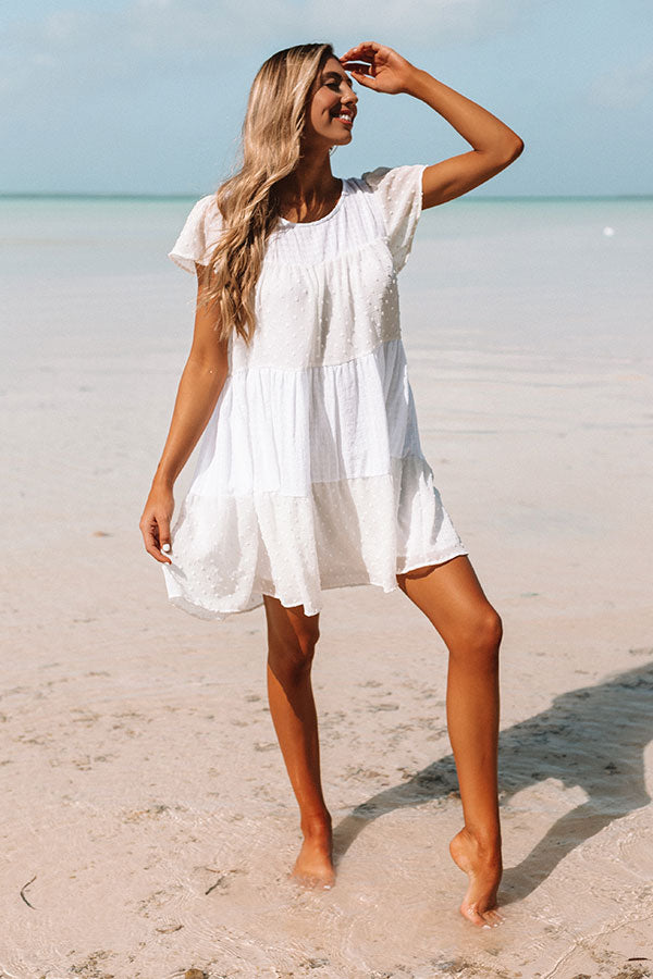 Cosmos And Kisses Tiered Shift Dress Image - 5