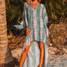 Gorgeous Grand Entrance Snake Print Dress in Teal Image - 1