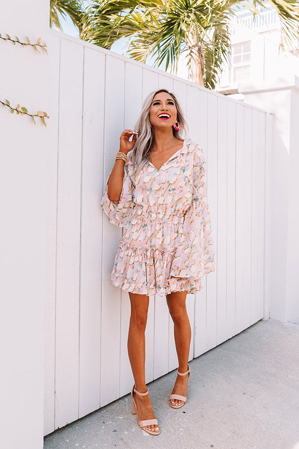 Star Of The Show Ruffle Dress in Pink Image - 2