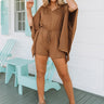 Cute As Can Be Romper In Mocha Image - 1