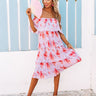 Pleats To Meet You Floral Midi Image - 1