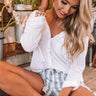 Weekend Bliss Shift Top in White Image - 1