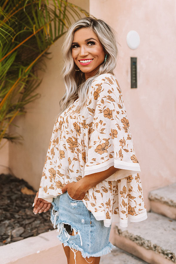 In Plain Sight Floral Shift Top Image - 2