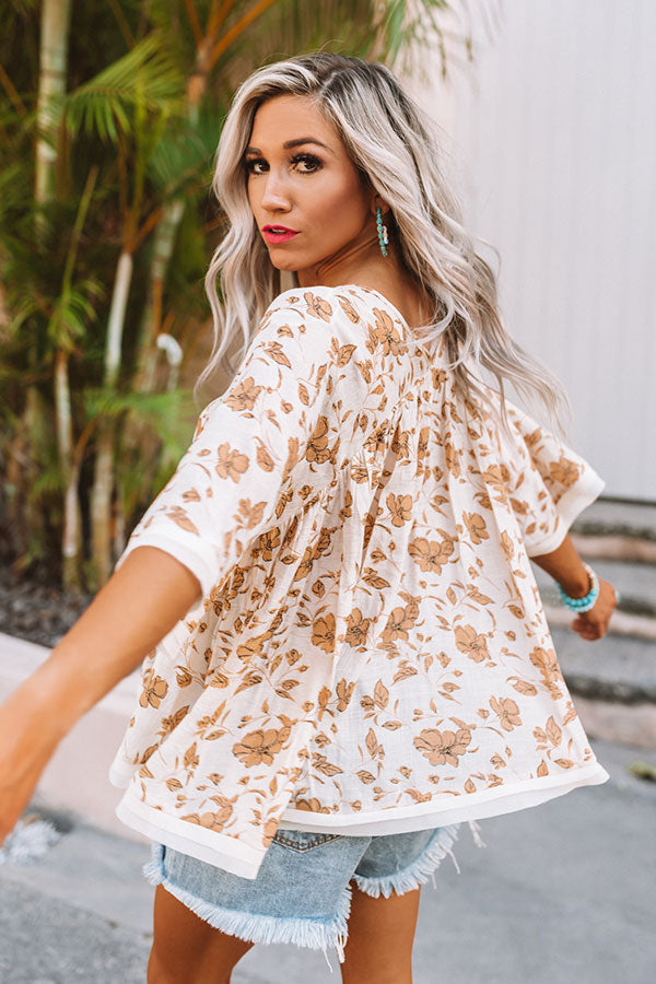 In Plain Sight Floral Shift Top Image - 4