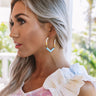 Love Island Earrings In Sky Blue Image - 1
