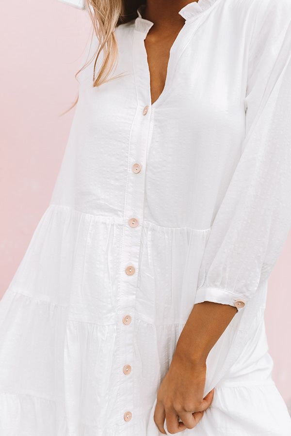 New Beginnings Shift Dress In White Image - 4