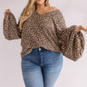 Cabin Hideaway Leopard Shift Top Curves Image - 1