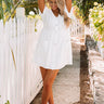 Grayton Beach Babydoll Tunic Dress in White Image - 1
