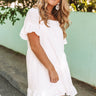 Beyond Bali Shift Dress in White Image - 1