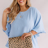 Grand Central Getaway Shift Top In Sky Blue Curves Image - 1