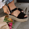 The Brighton Beach Espadrille In Black Image - 1