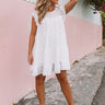 Sunshine Suite Shift Dress in White Image - 1