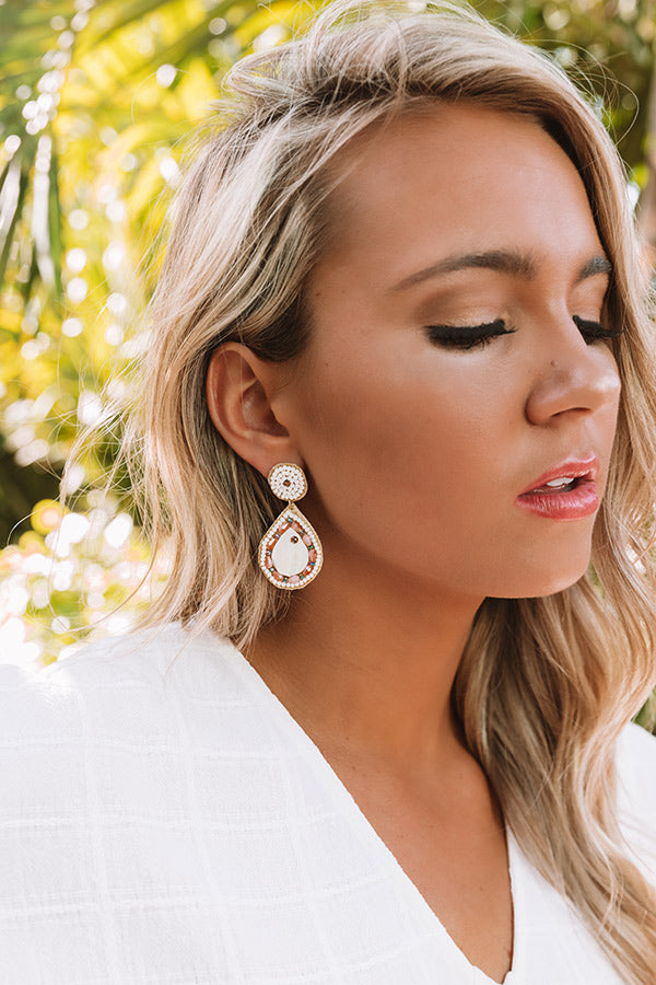 Costa Maya Beaded Earrings Image - 1