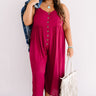 Styled For Paradise Jumpsuit In Berry Curves Image - 1