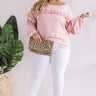 Now Or Never Shift Top In Pink Curves Image - 1