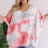 Upbeat Babe Watercolor Shift Top  Curves Image - 1