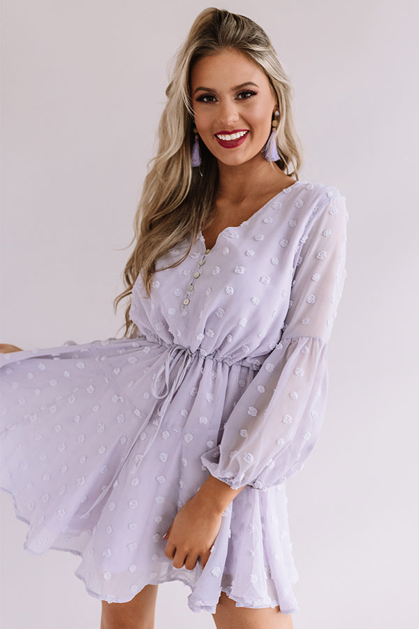 Dreaming Of Paris Shift Dress In Lavender Image - 1