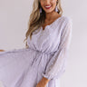 Dreaming Of Paris Shift Dress In Lavender Image - 1