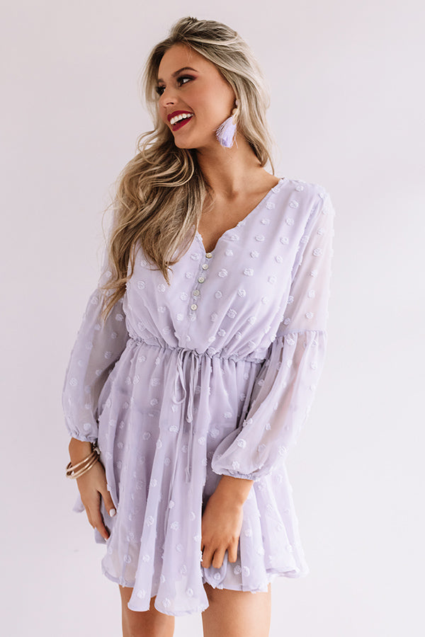Dreaming Of Paris Shift Dress In Lavender Image - 5