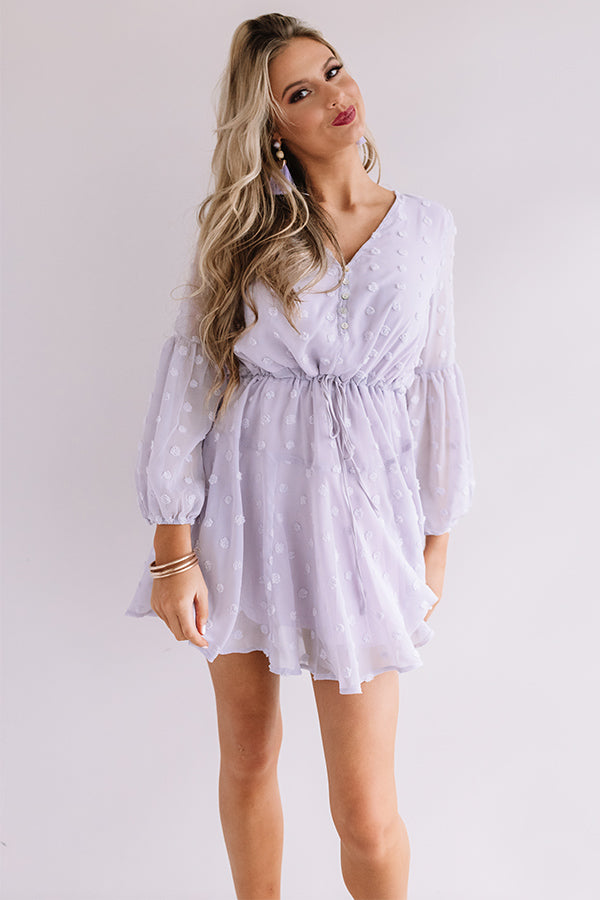 Dreaming Of Paris Shift Dress In Lavender Image - 4