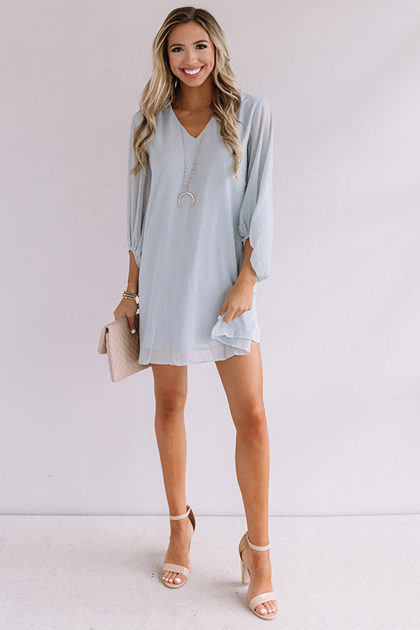 Date Night Out Shift Dress In Light Island Paradise – Impressions ...