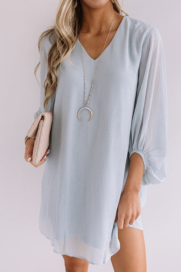 Date Night Out Shift Dress In Light Island Paradise Image - 4