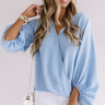 Chic City Girl Shift Top in Sky Blue Image - 1