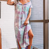 Bayside Sunset Tie Dye Maxi In Blue Image - 1