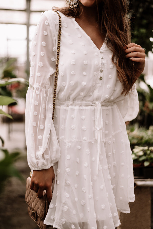Dreaming Of Paris Shift Dress In White Image - 5
