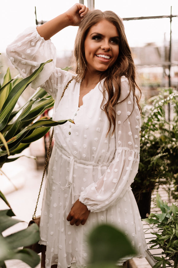 Dreaming Of Paris Shift Dress In White Image - 3