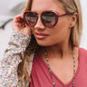 Chic Weekend Sunnies In Wine Image - 1