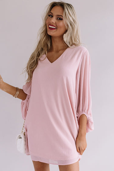 Date Night Out Shift Dress In Blush – Impressions Online Boutique