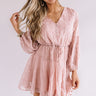 Dreaming Of Paris Shift Dress In Blush Image - 1