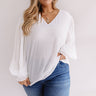 Sparks And Kisses Shift Top In White Curves Image - 1