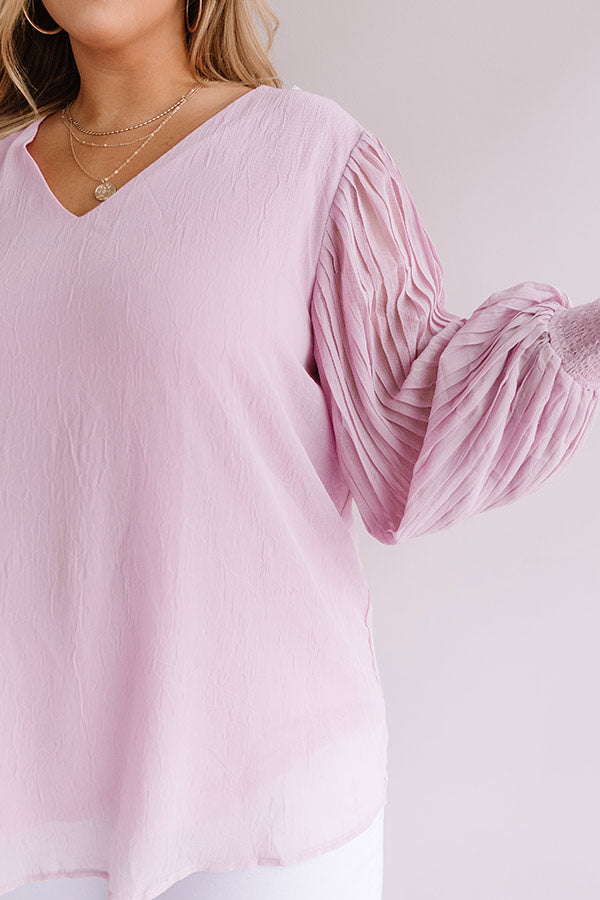 Sparks And Kisses Shift Top In Lavender  Curves Image - 5