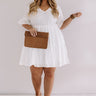 Bahama Brunch Babydoll Dress in White Curves Image - 1