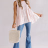 Chic City Girl Babydoll Tunic Top In Pink Image - 1