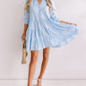 New Beginnings Shift Dress In Sky Blue Image - 1