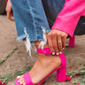 The Ariella Heel in Hot Pink Image - 1