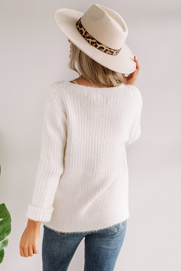 Never Let You Down Button Up Top In Cream Image - 5