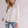 Feeling Flirty Shift Top In Cream Image - 1