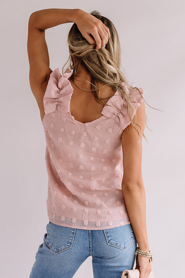 Well Connected Shift Tank In Blush Image - 5