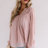 Feeling Flirty Shift Top In Blush Image - 1