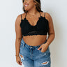 Paris Premier Lace Bralette In Black Curves Image - 1