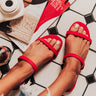The Lyla Sandal In Red Image - 1