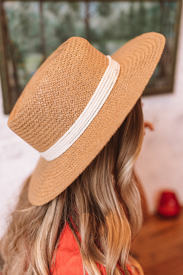 Pool Party In Panama Woven Hat Image - 5