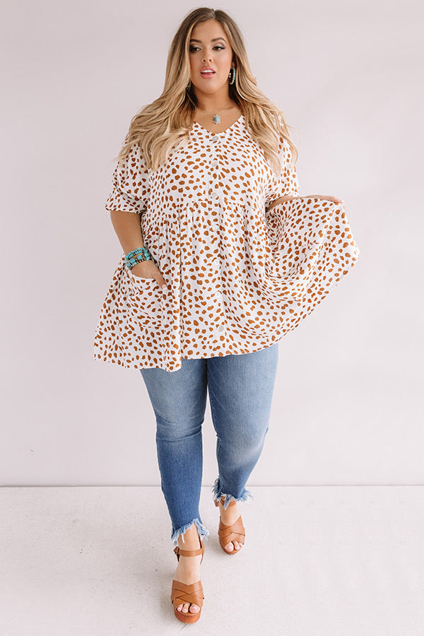 Sweet Promises Babydoll Tunic Top Curves Image - 1