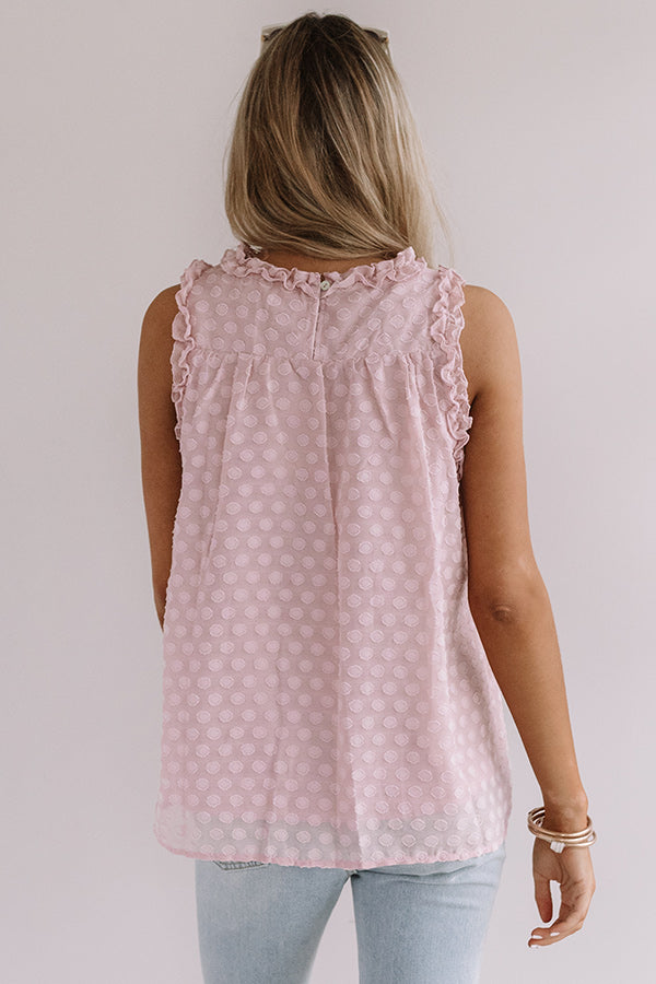 Beyond Bali Babydoll Tank in Blush Image - 4