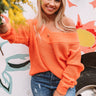 Easy To Adore Knit Sweater In Orange Image - 1